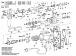 Bosch 0 603 163 703 Csb 650-2 Rle Percussion Drill 220 V / Eu Spare Parts
